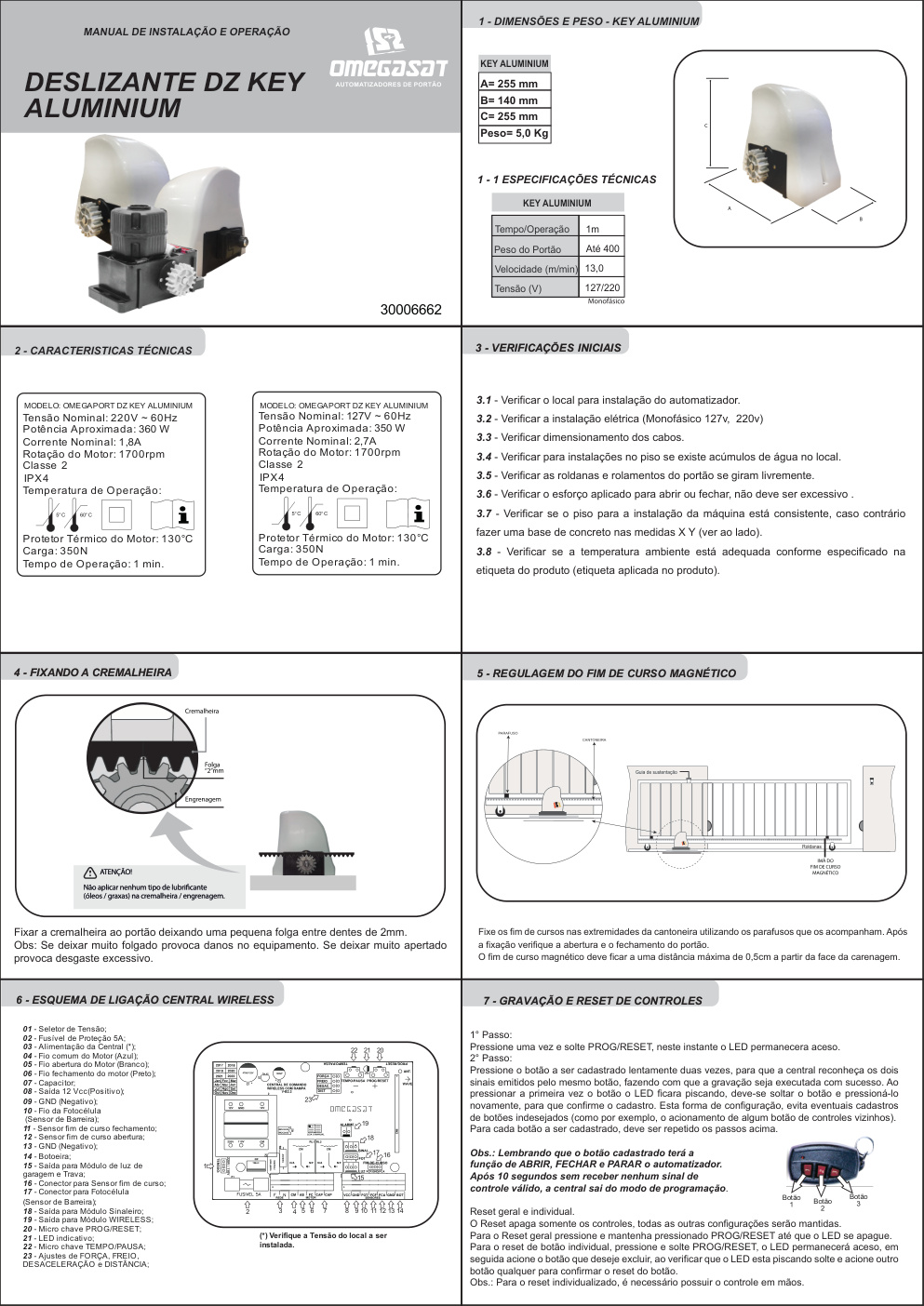 Première page de 30006662-MANUAL INST DESL KEY ALUMINIUM OMS
