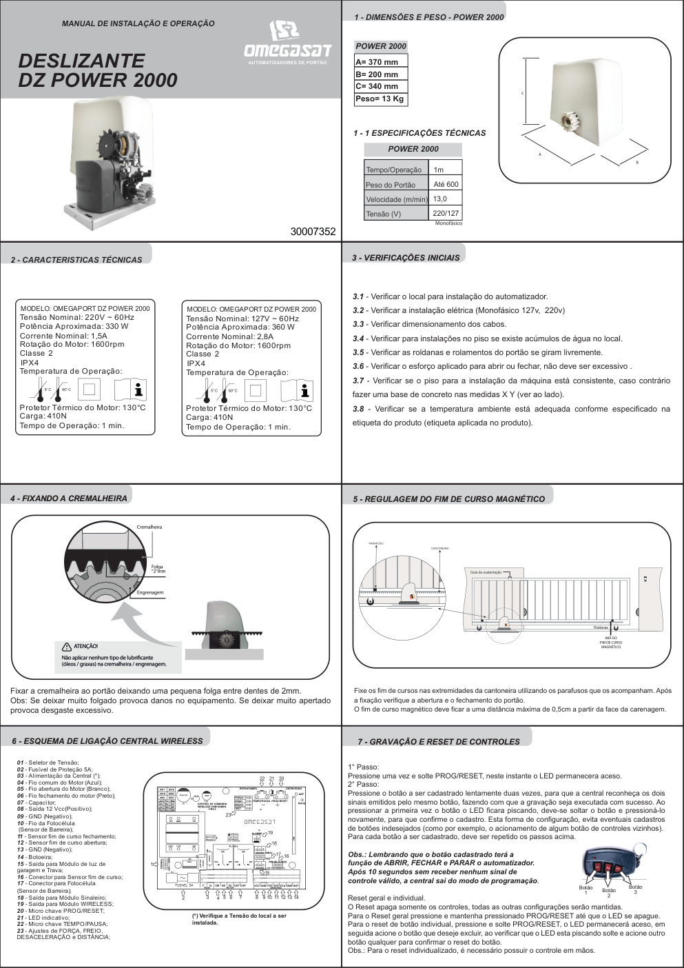 Première page de 30007352-MANUAL INST DESL POWER 2000 OMS