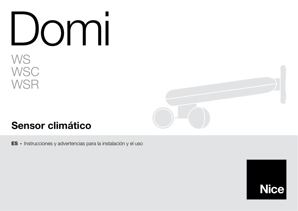 Première page de Sensor climatico