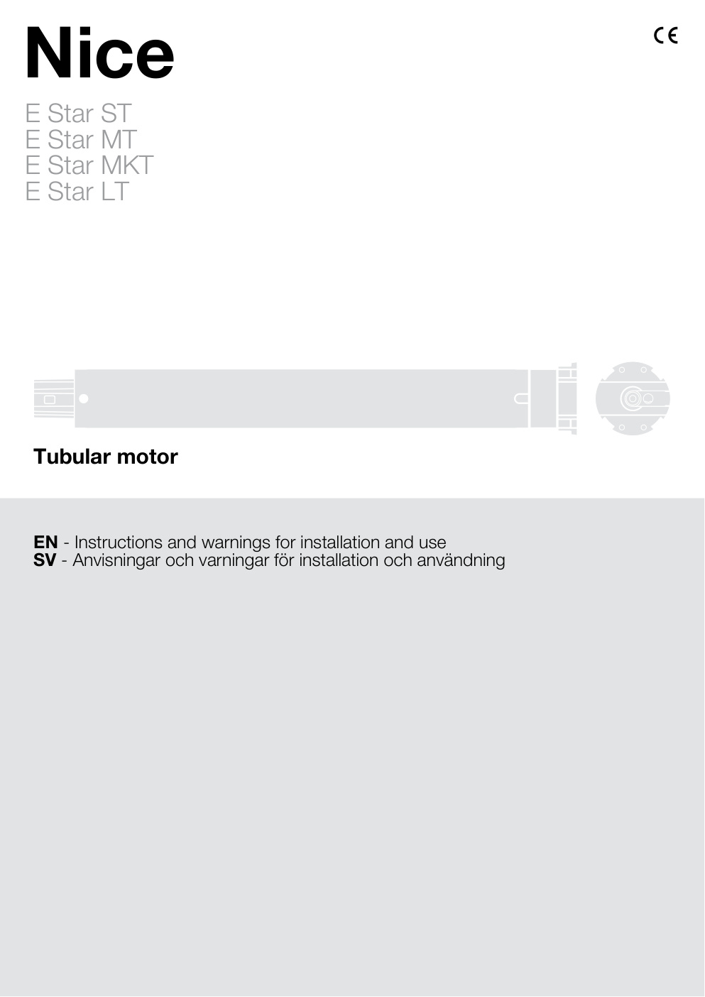 Première page de EN - Instructions and warnings for installation and use
