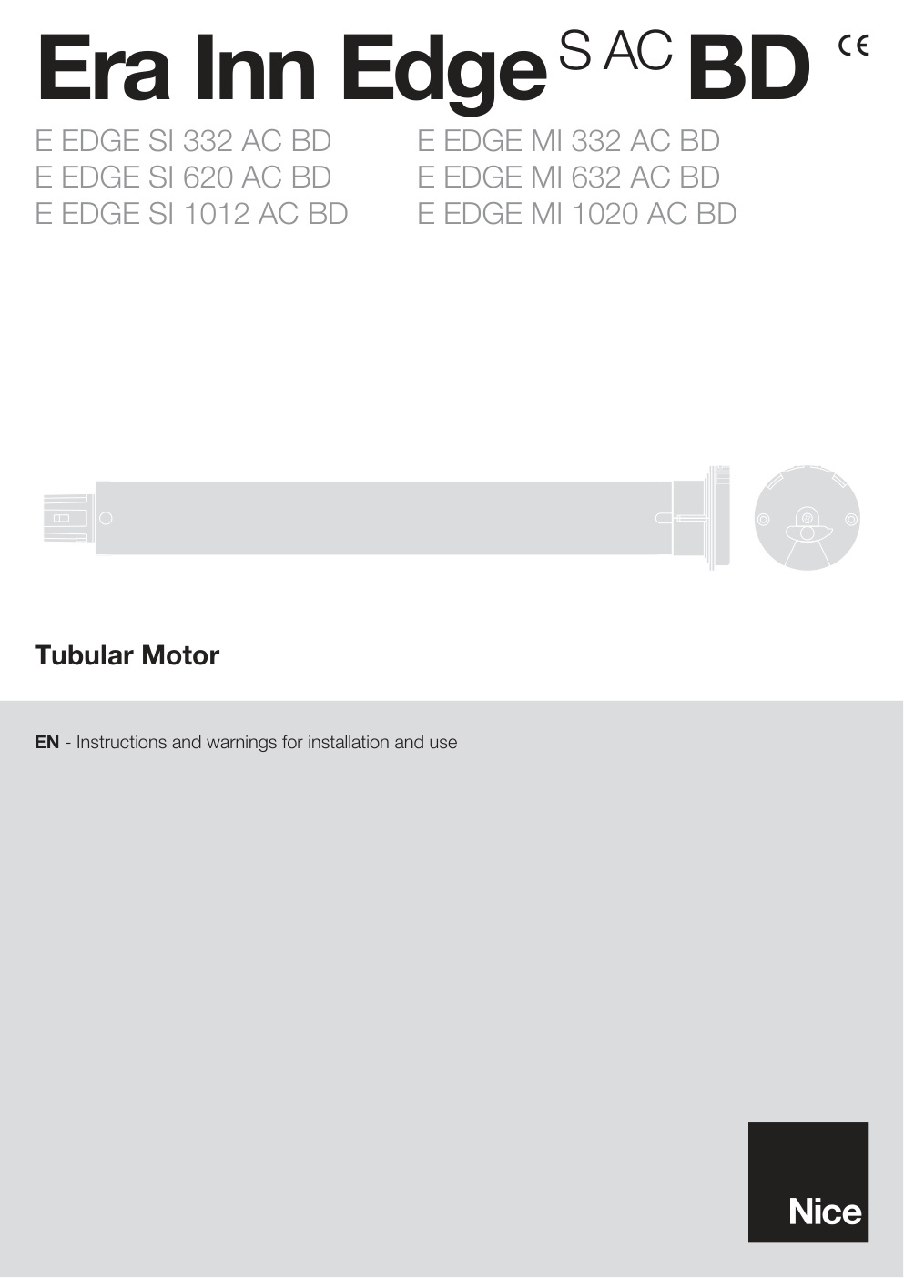 Première page de E EDGE SI 332 AC BD E EDGE MI 332 AC BD