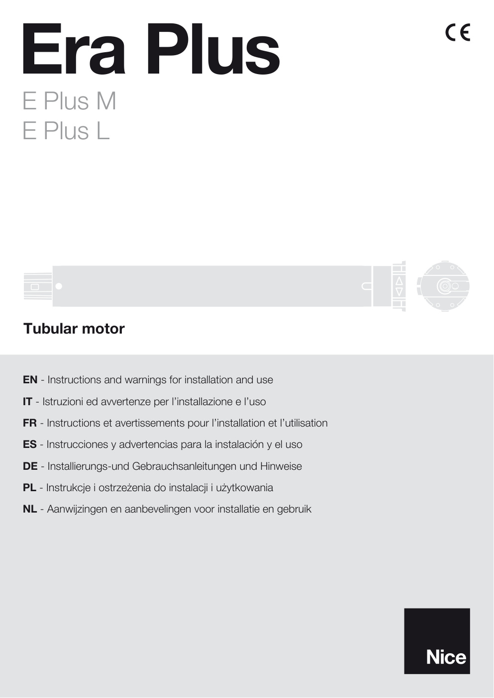Première page de EN - Instructions and warnings for installation and use