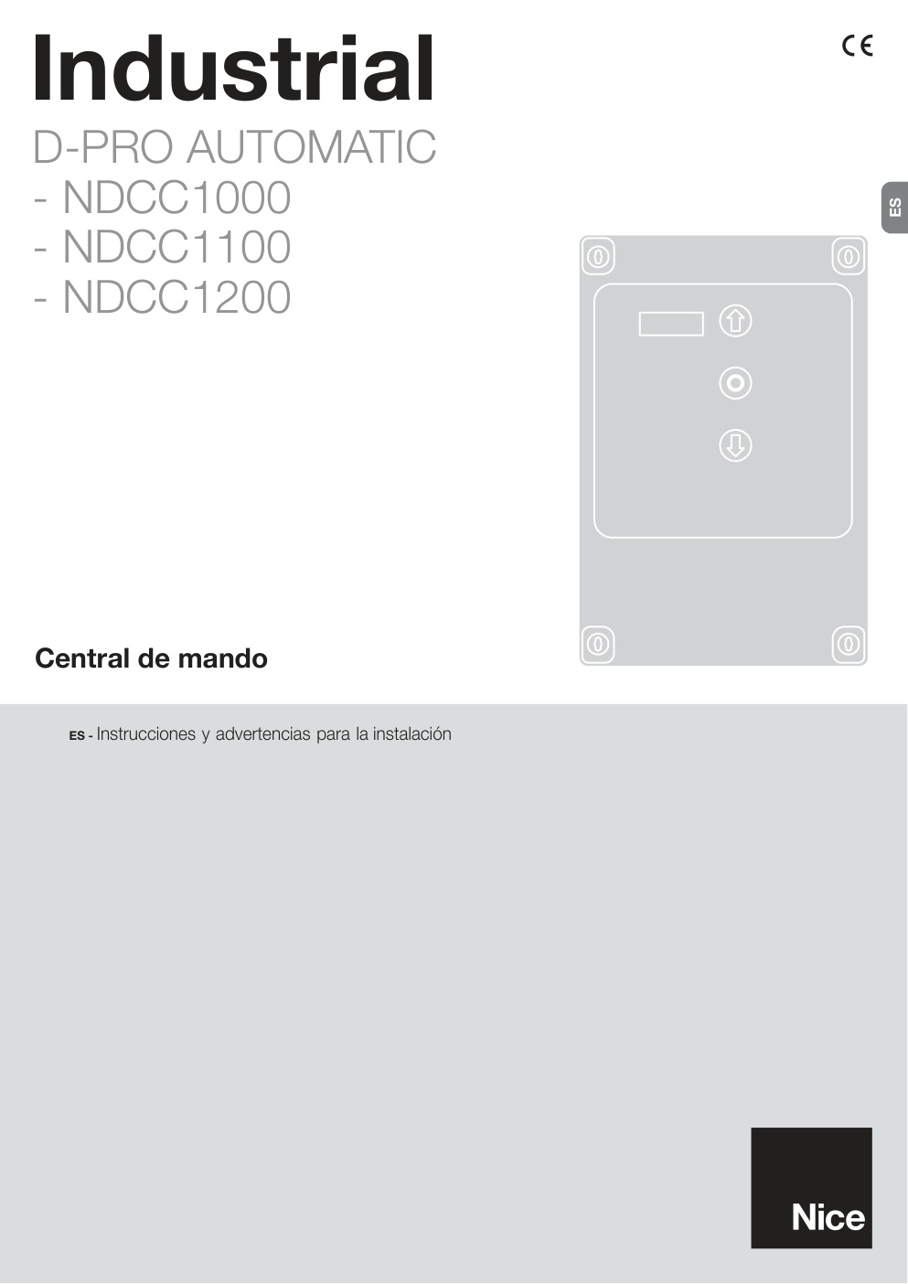 Première page de Central de mando