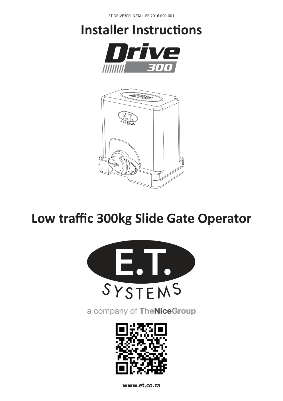Première page de Installer Instructions