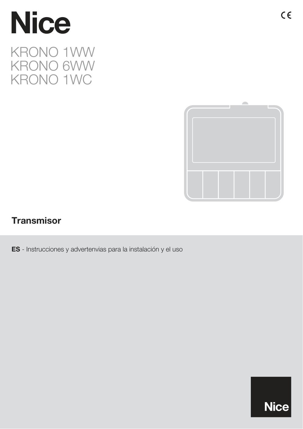 Première page de ES - Instrucciones y advertenvias para la instalaciôn y el uso