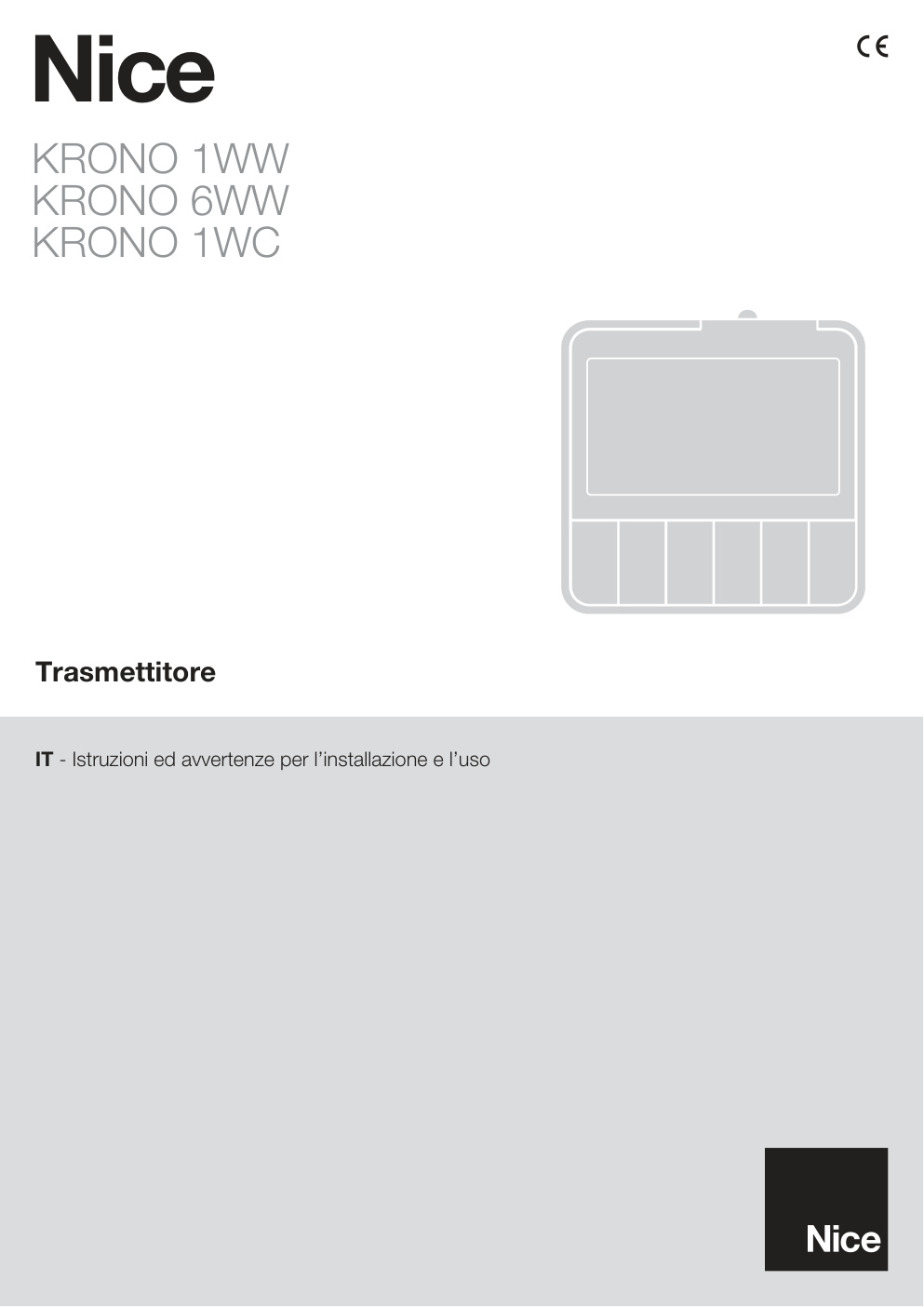 Première page de 5 - MEMORIZZAZIONE DEL TRASMETTITORE