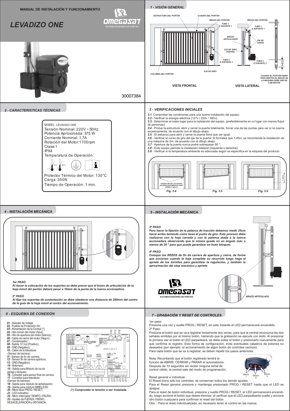 Première page de 30007384-MANUAL INST BASC ONE ESP OMS