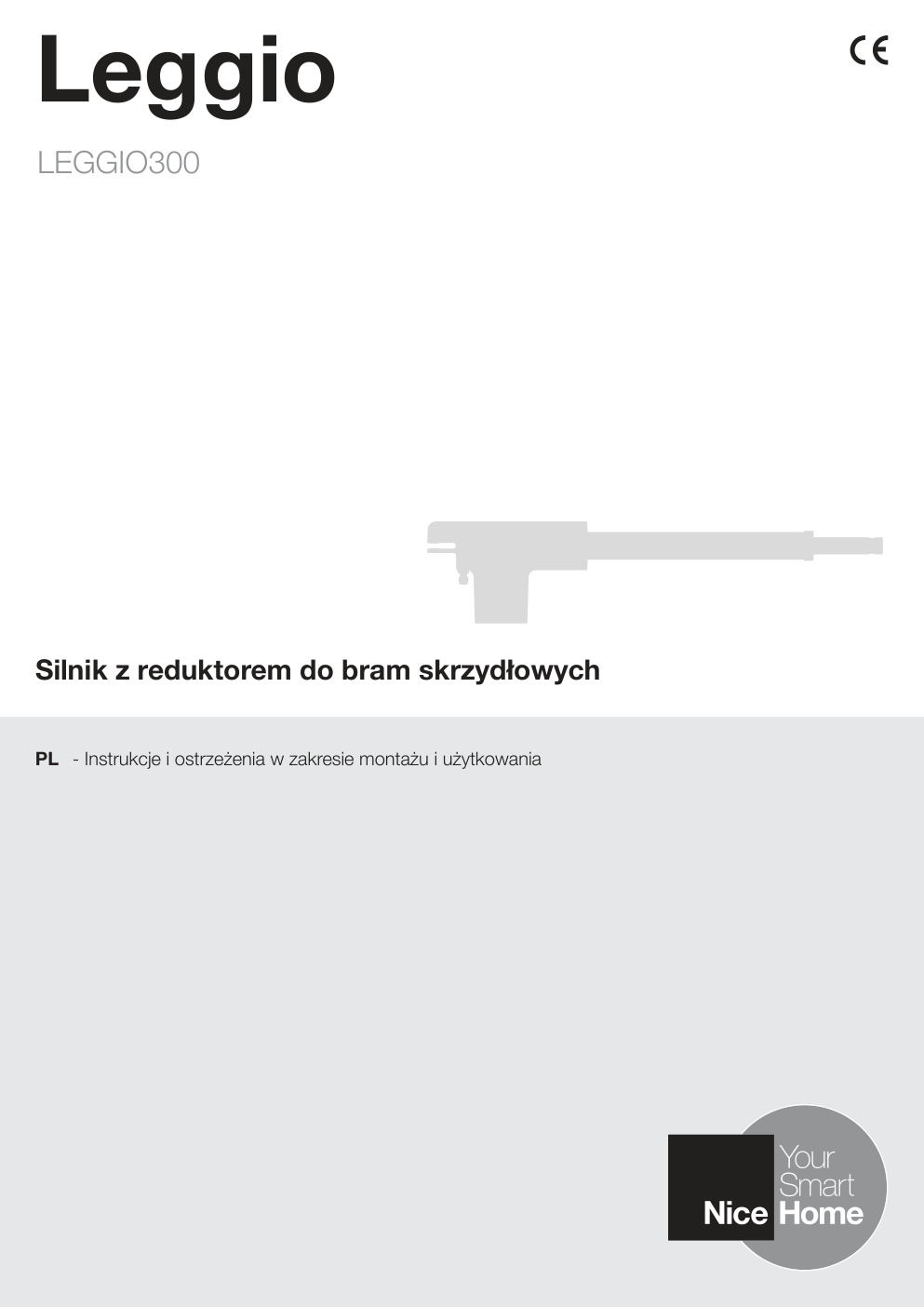 Première page de Silnik z reduktorem do bram skrzydtowych