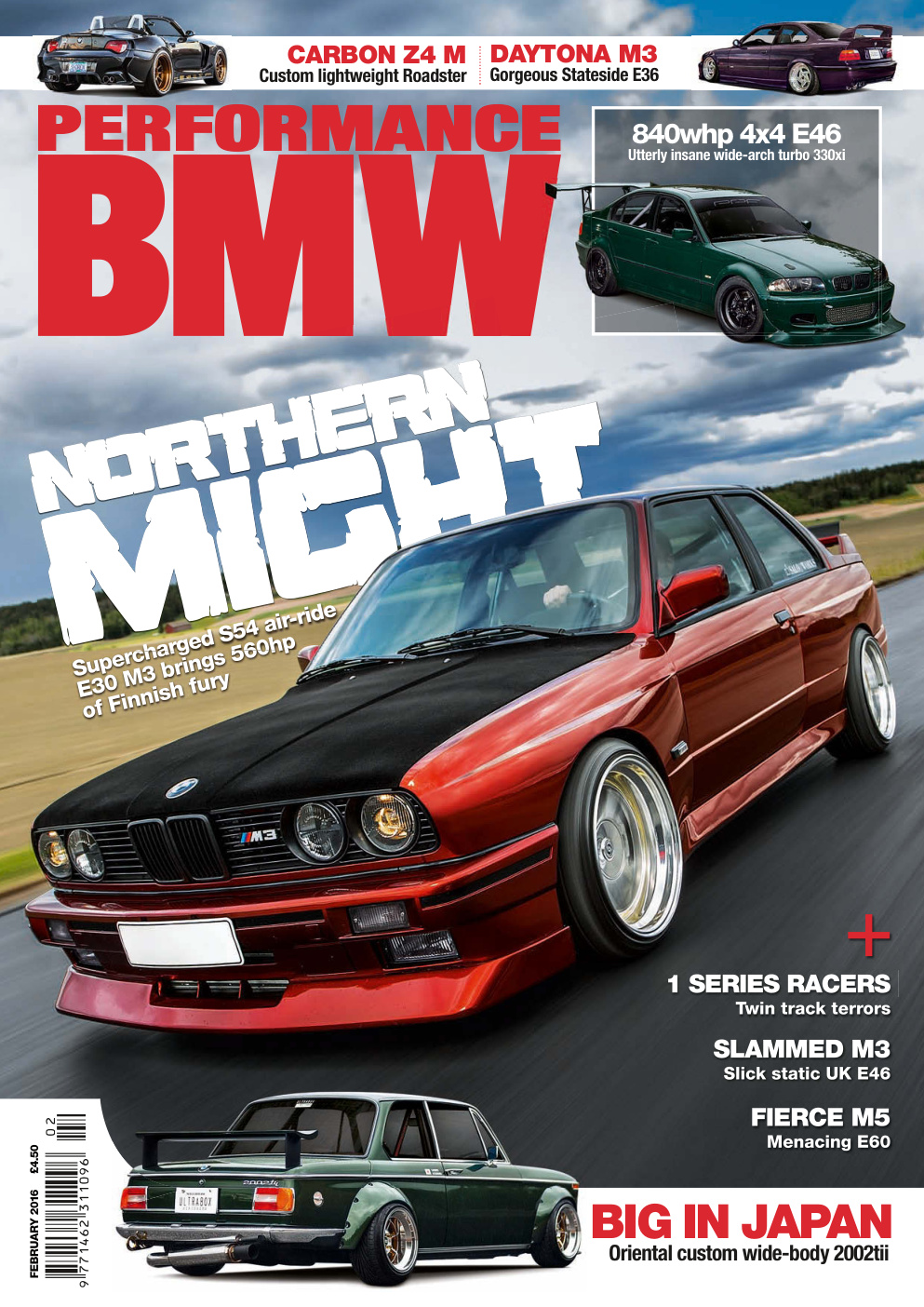 Première page de Performance BMW - February 2016