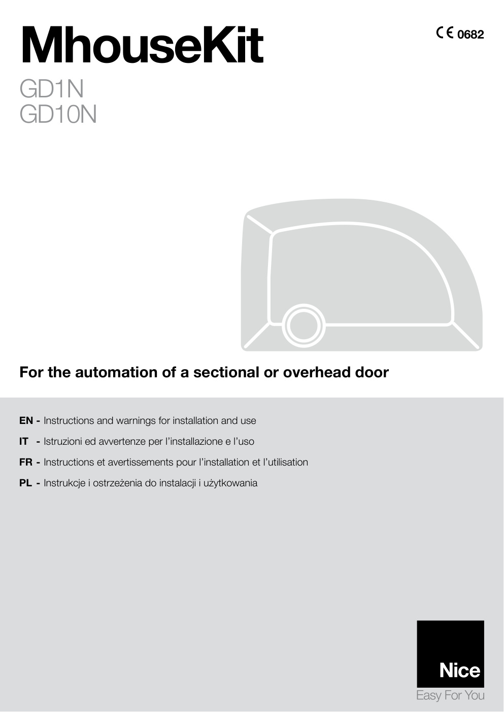 Première page de EN - Instructions and warnings for installation and use