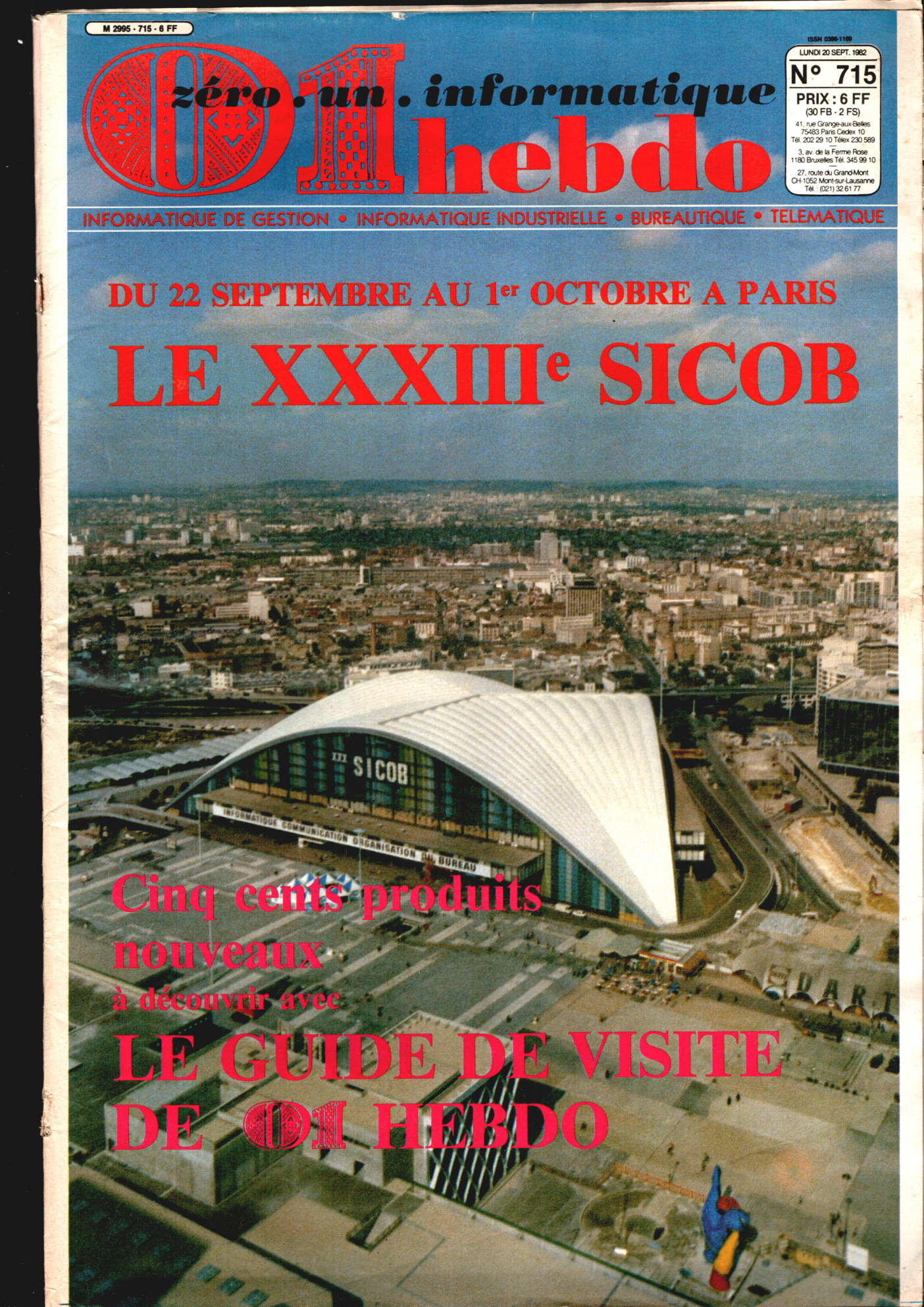 Première page de 01informatique numero0715