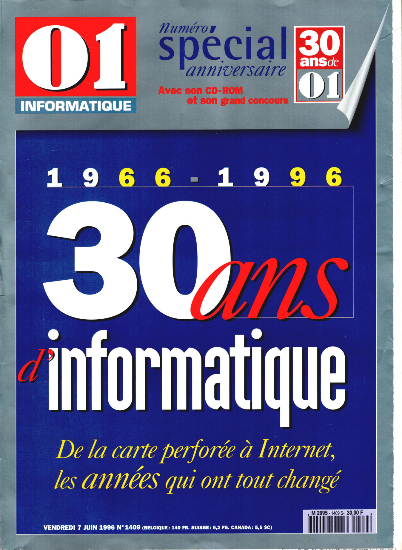 Première page de 01informatique numero1409