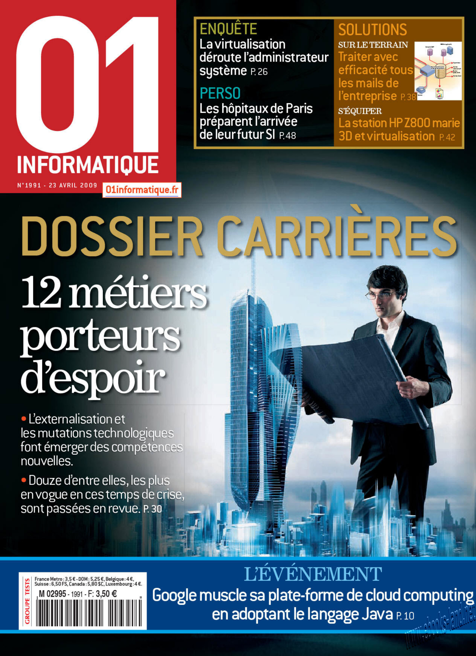 Première page de 01informatique numero1991
