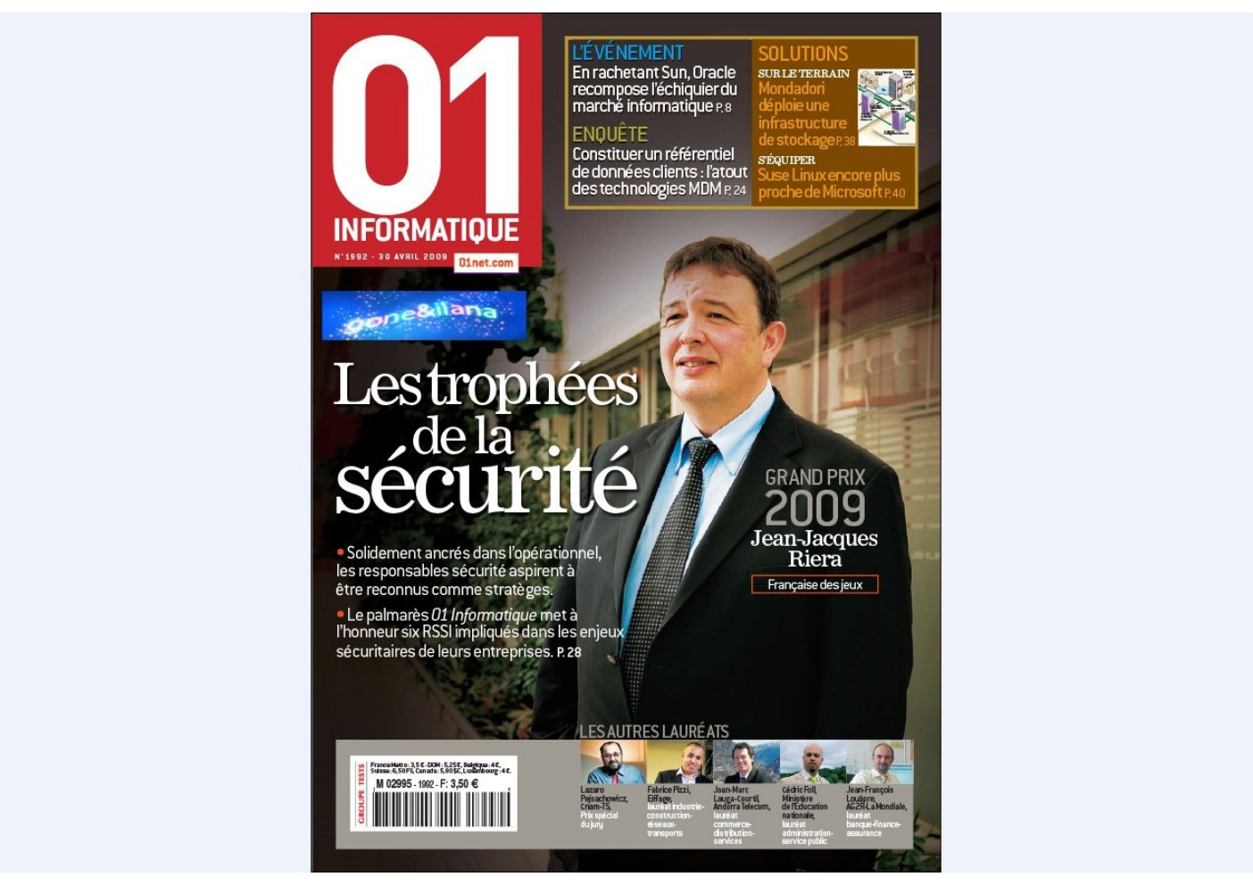 Première page de 01informatique numero1992