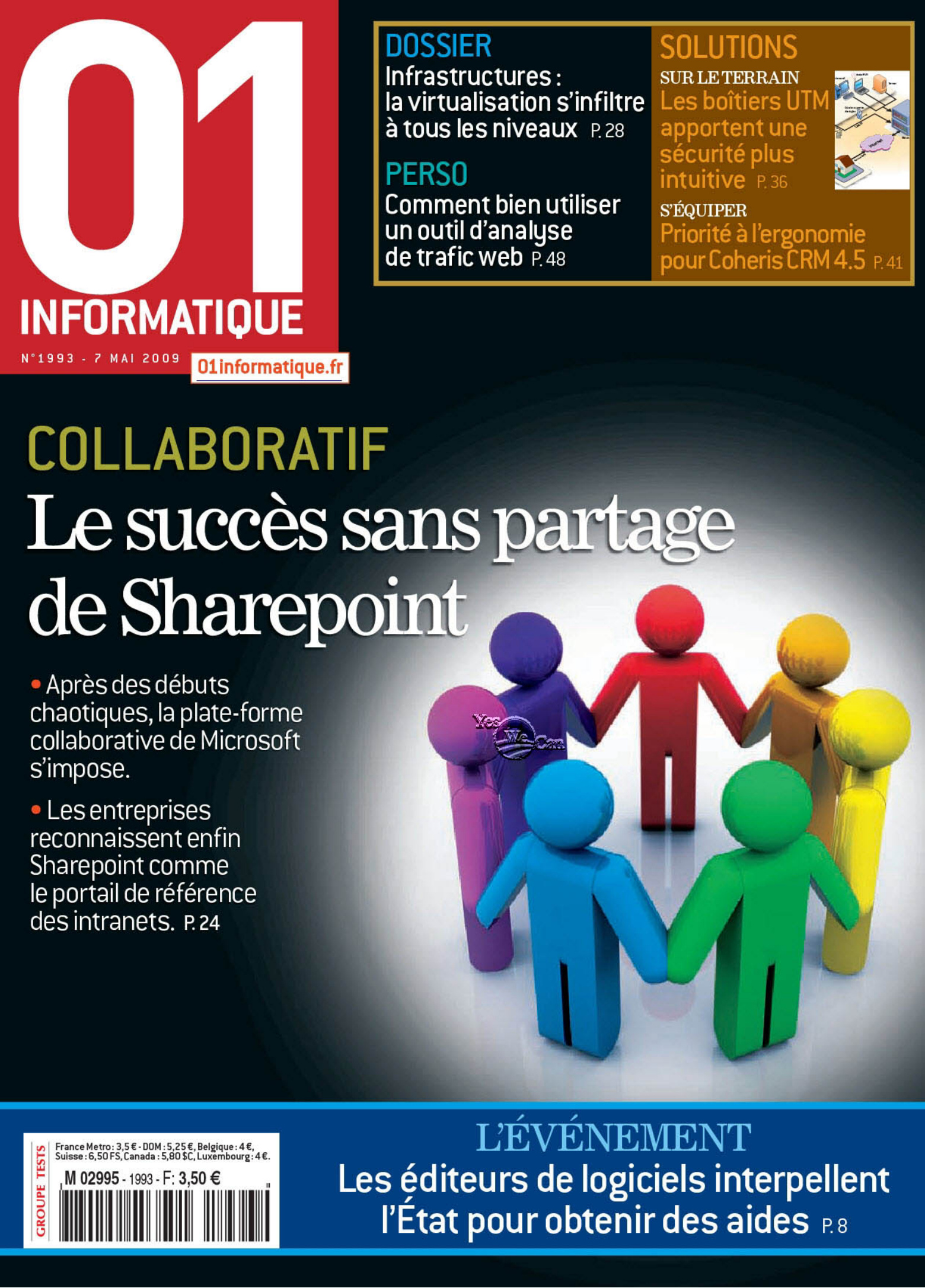 Première page de 01informatique numero1993