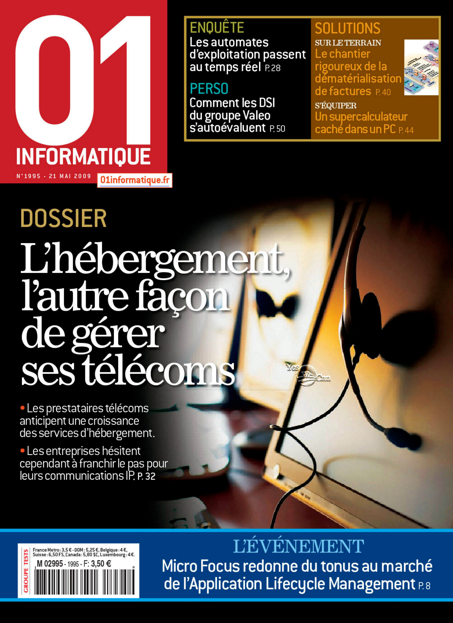Première page de 01informatique numero1995