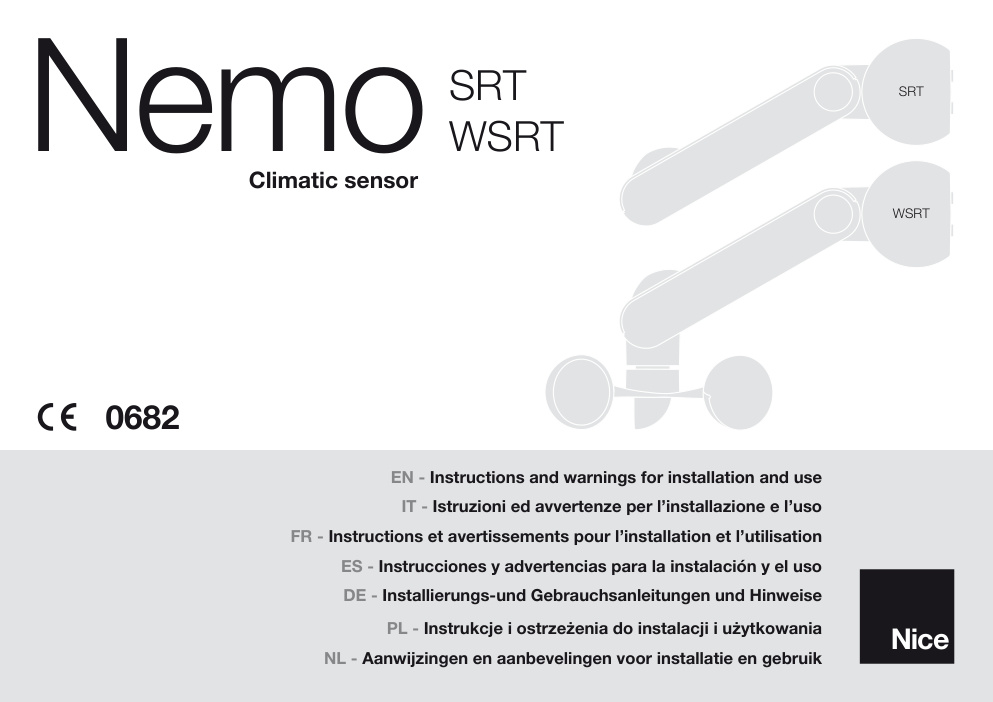 Première page de EN - Instructions and warnings for installation and use