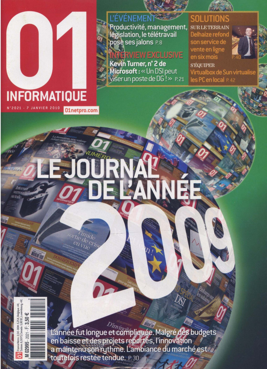 Première page de 01informatique numero2021