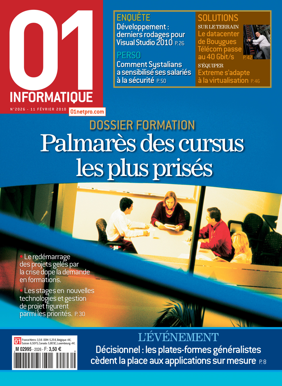 Première page de 01informatique numero2026