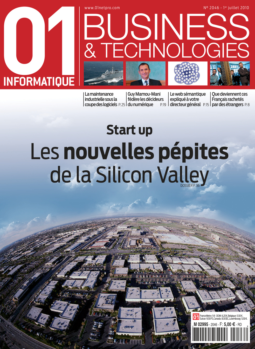 Première page de 01informatique numero2046