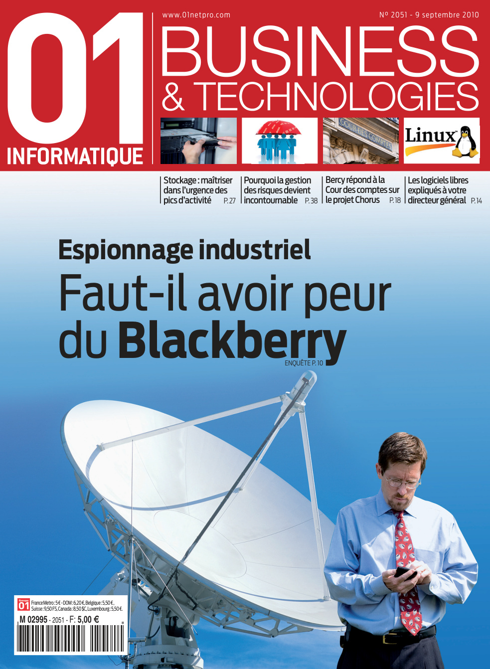 Première page de 01informatique numero2051