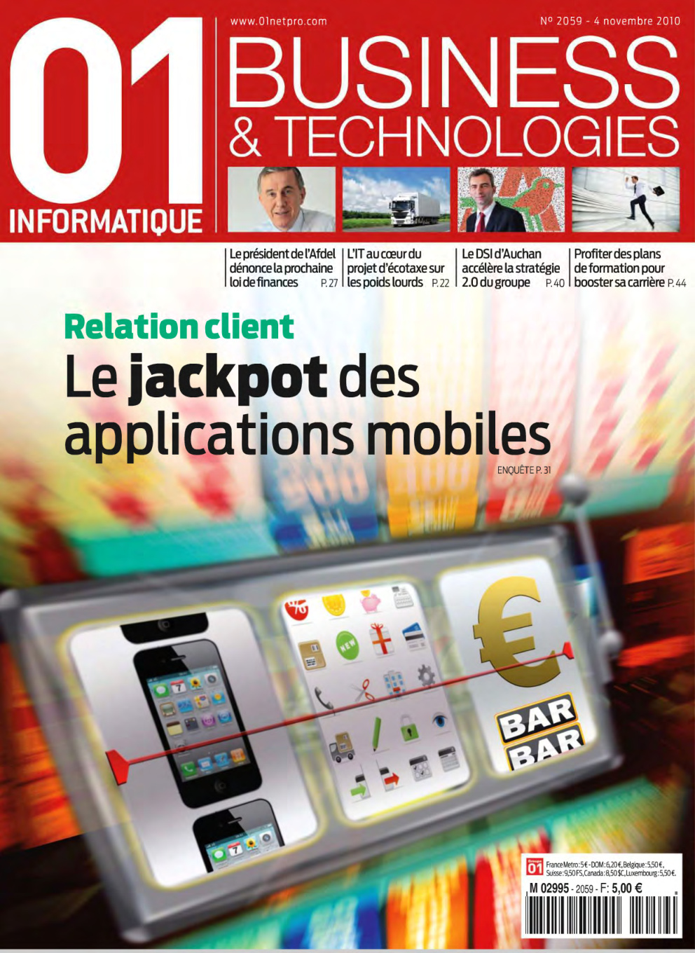 Première page de 01informatique numero2059