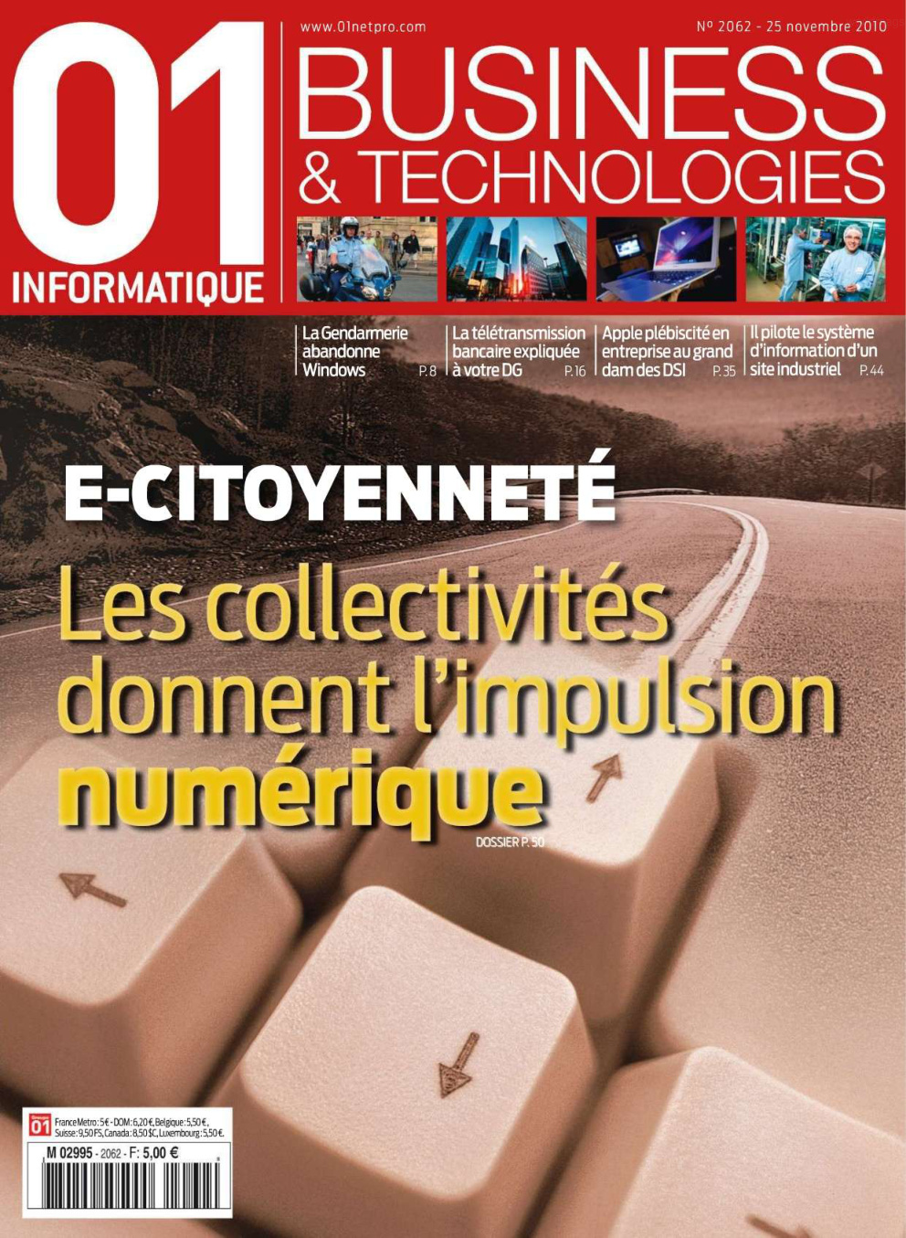 Première page de 01informatique numero2062