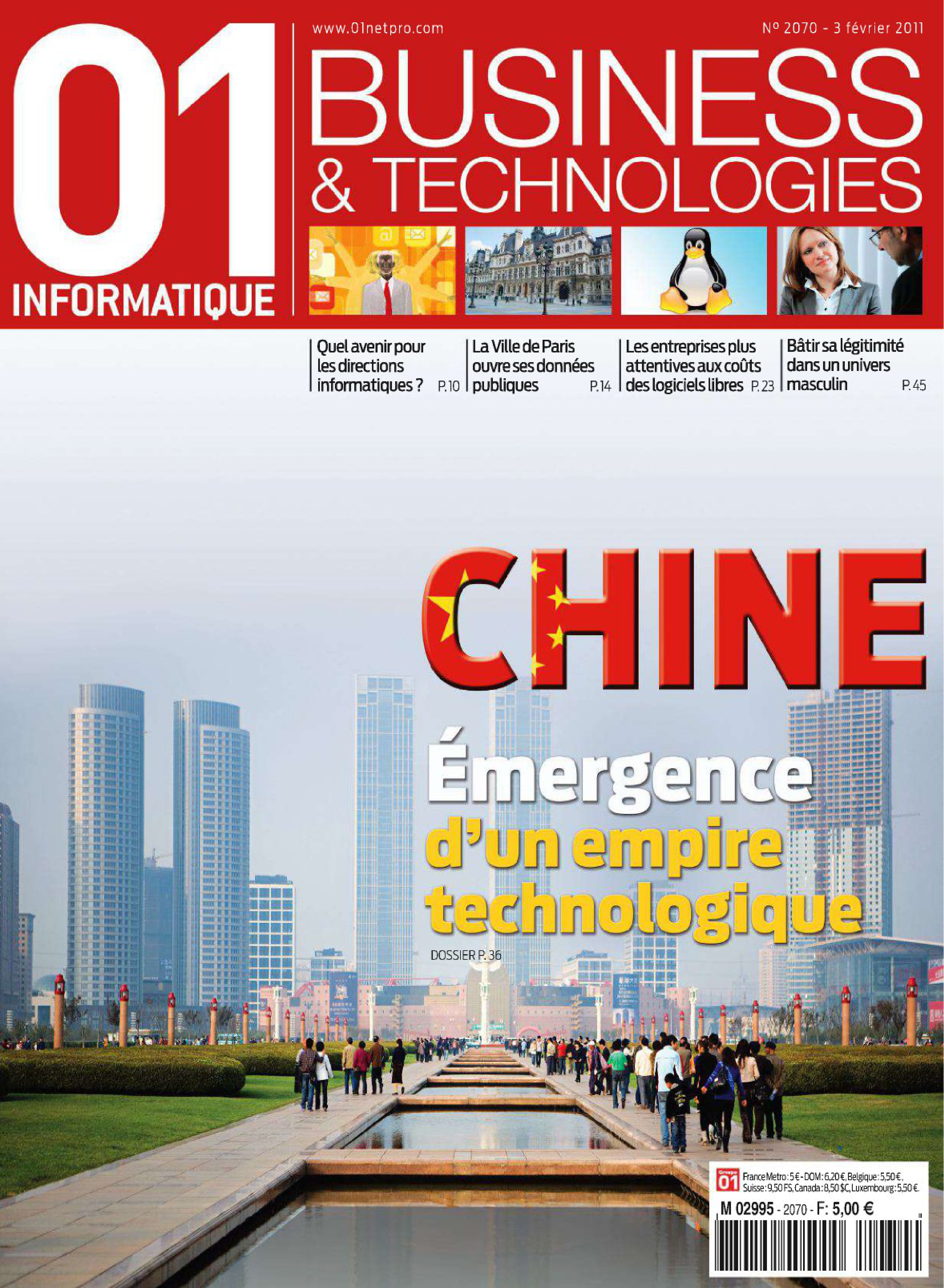 Première page de 01informatique numero2070