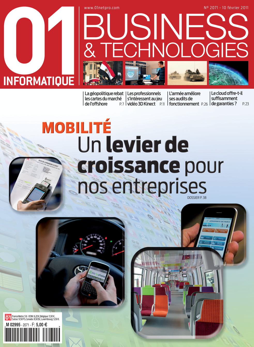 Première page de 01informatique numero2071