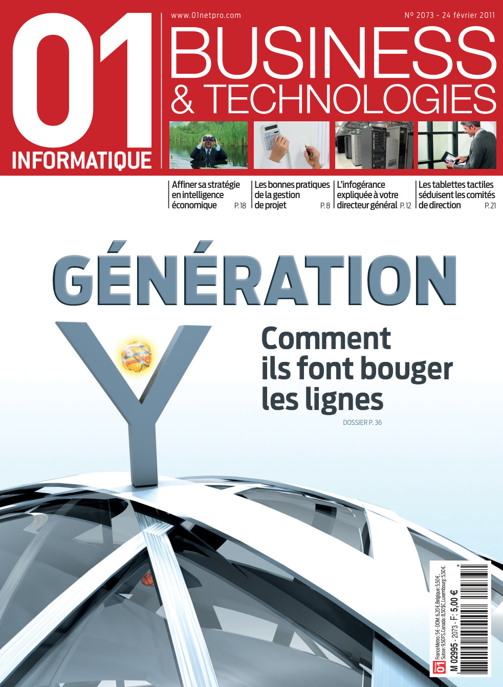 Première page de 01informatique numero2073