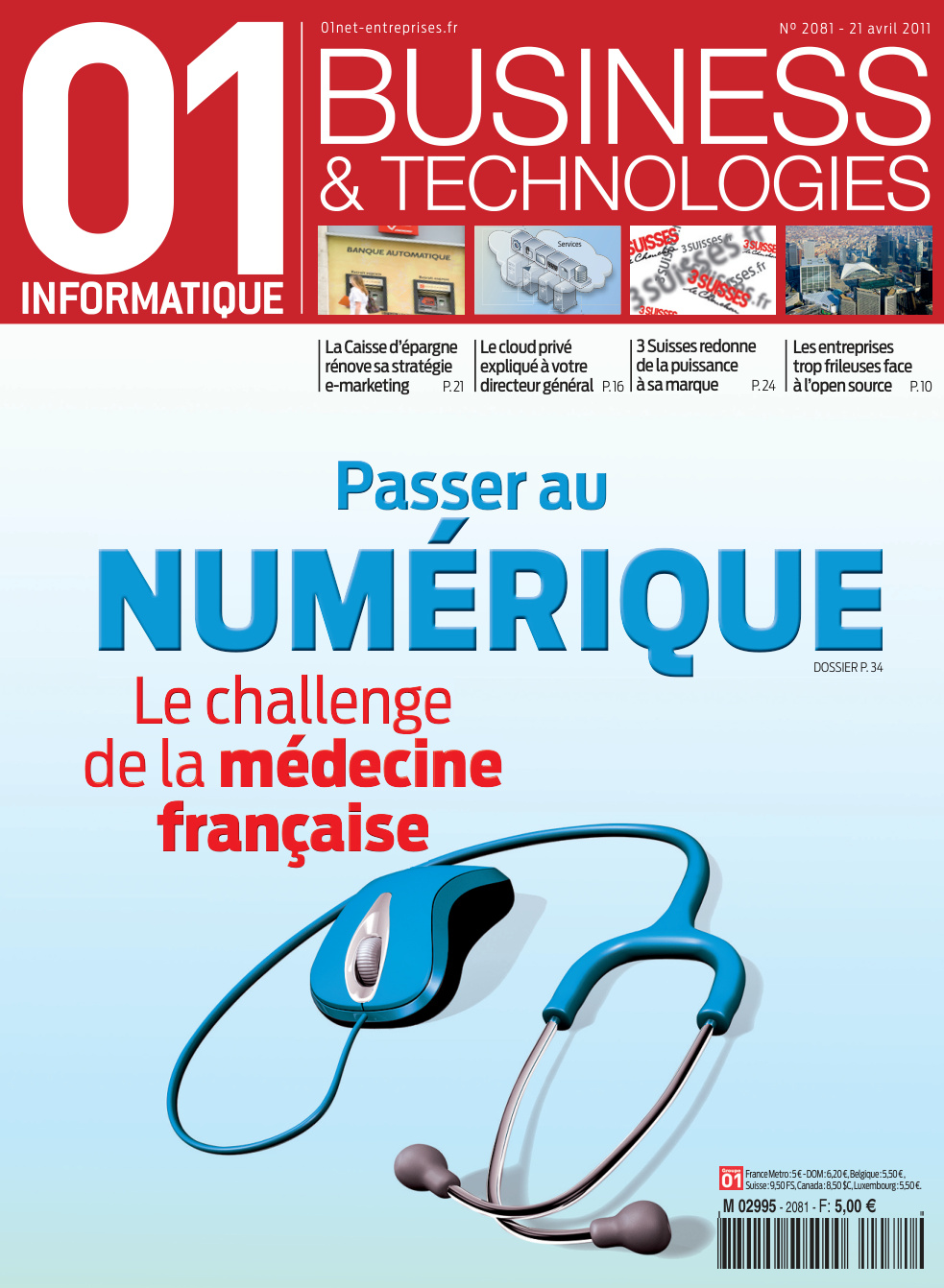Première page de 01informatique numero2081