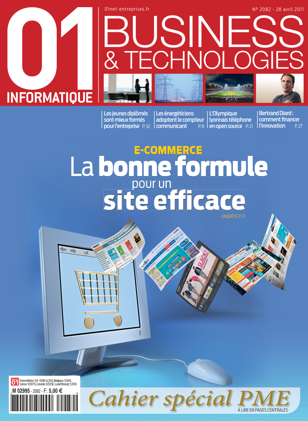 Première page de 01informatique numero2082
