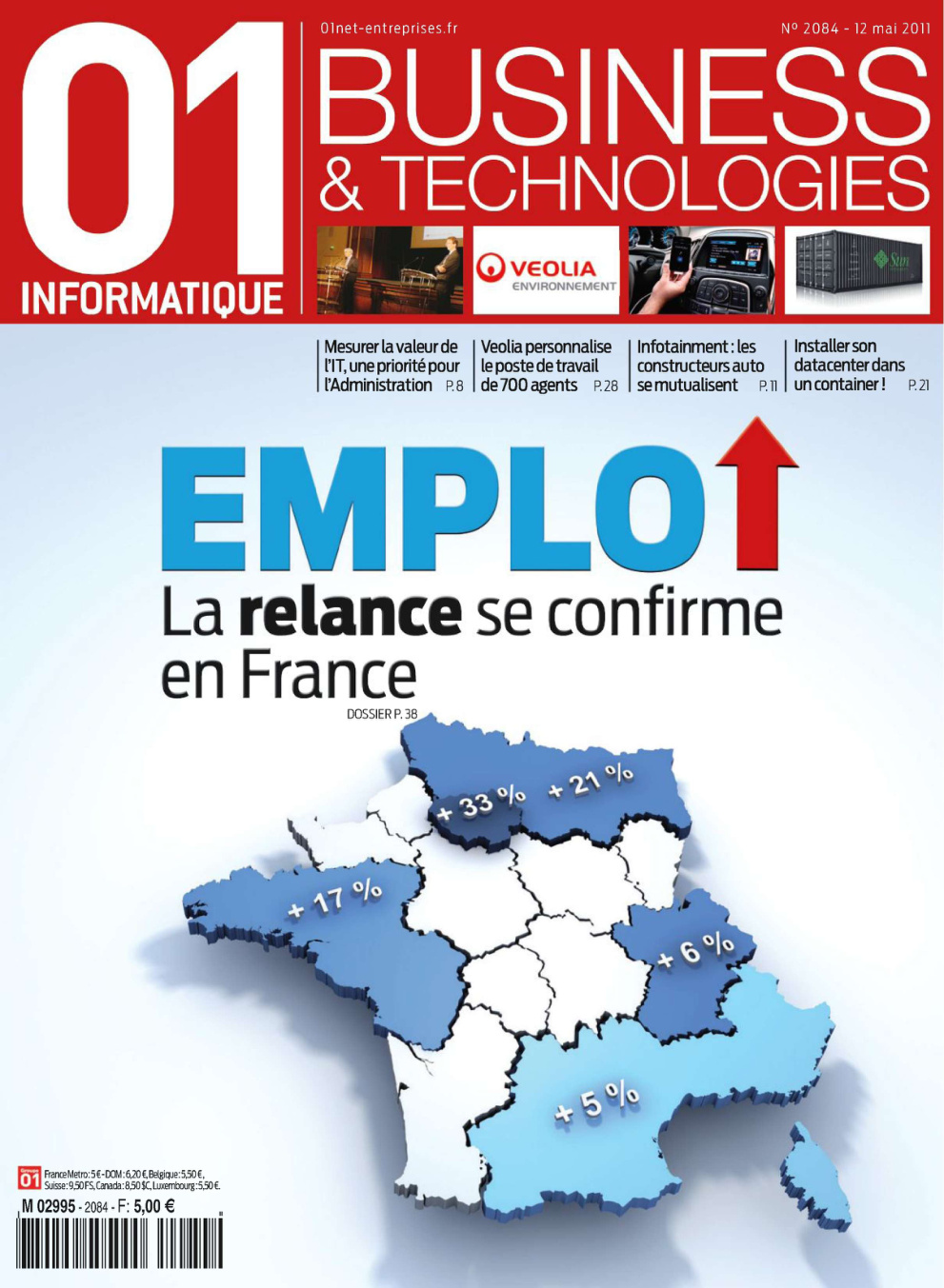 Première page de 01informatique numero2084