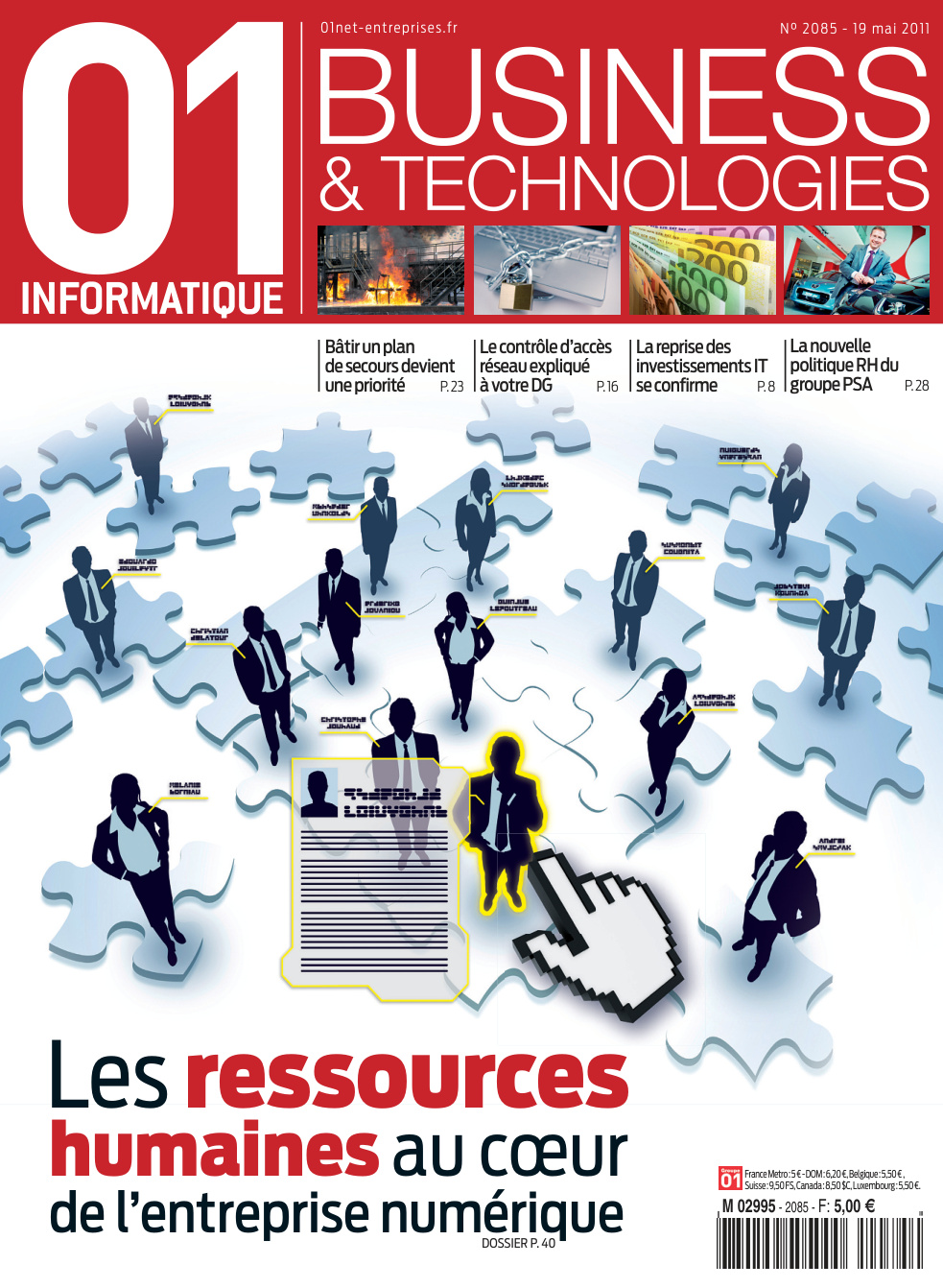 Première page de 01informatique numero2085