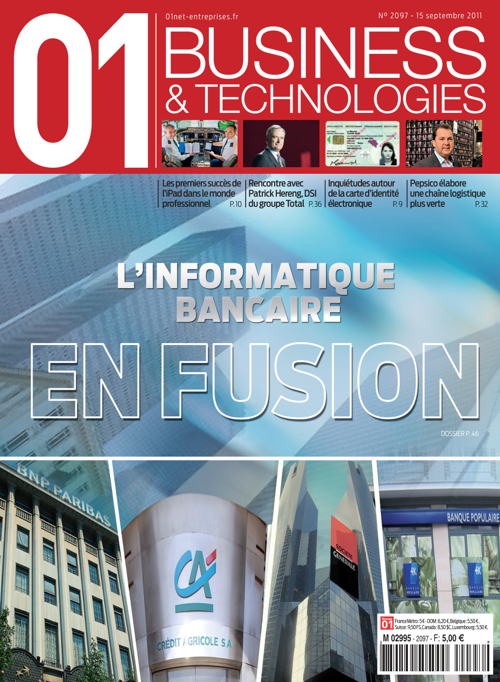 Première page de 01informatique numero2097
