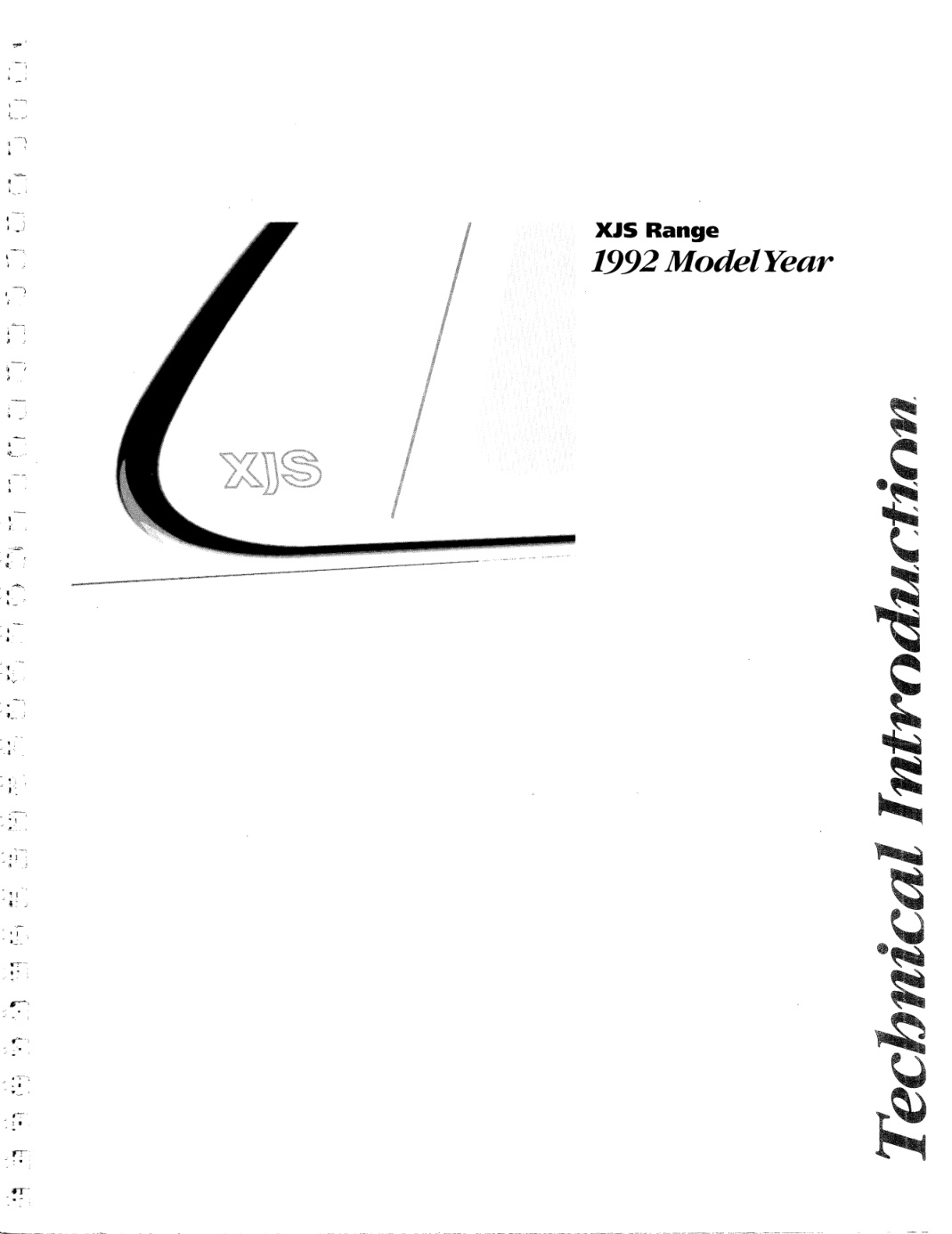 Première page de 1992 1996 Jaguar Xjs Car Service Manual