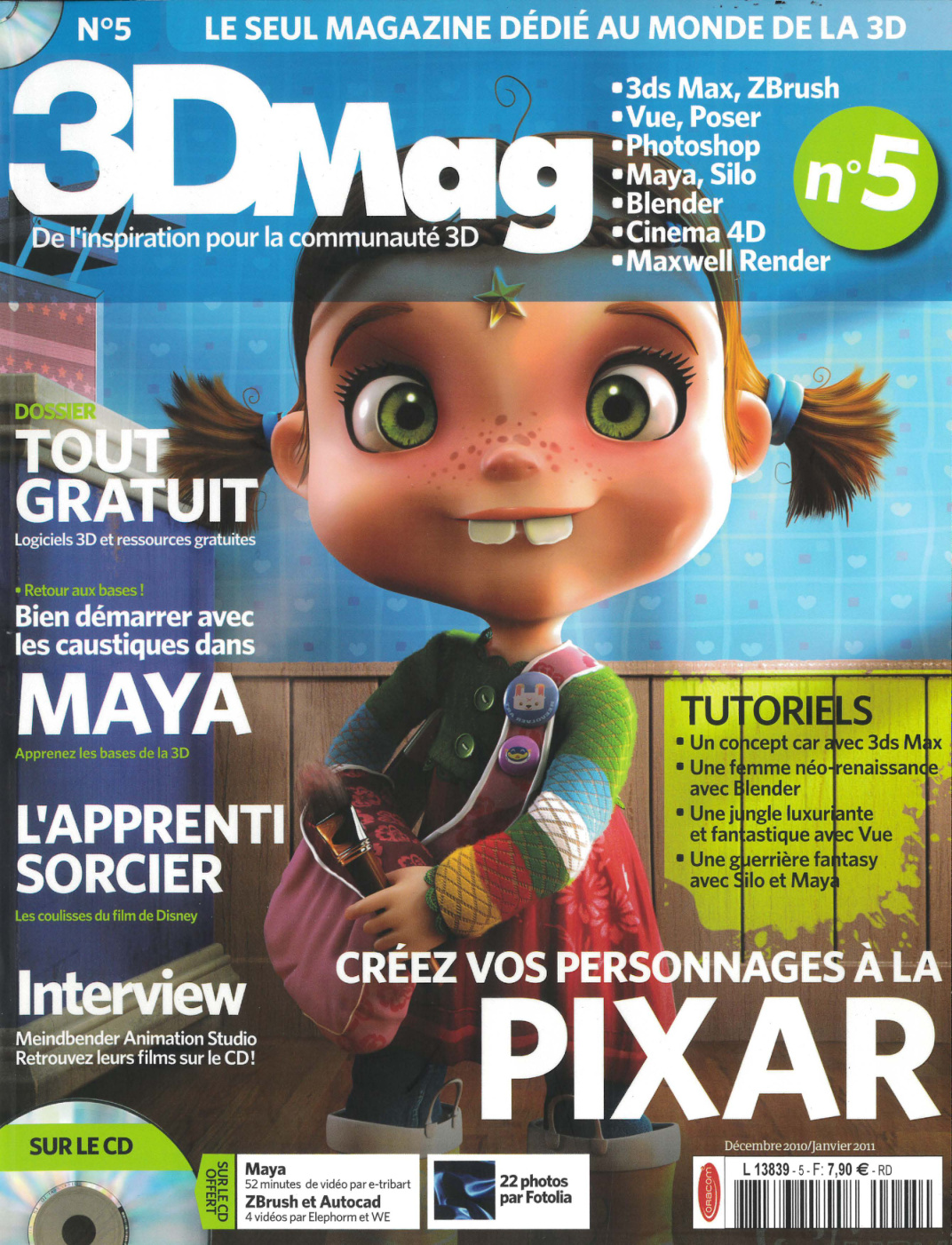 Première page de 3dmag numero05