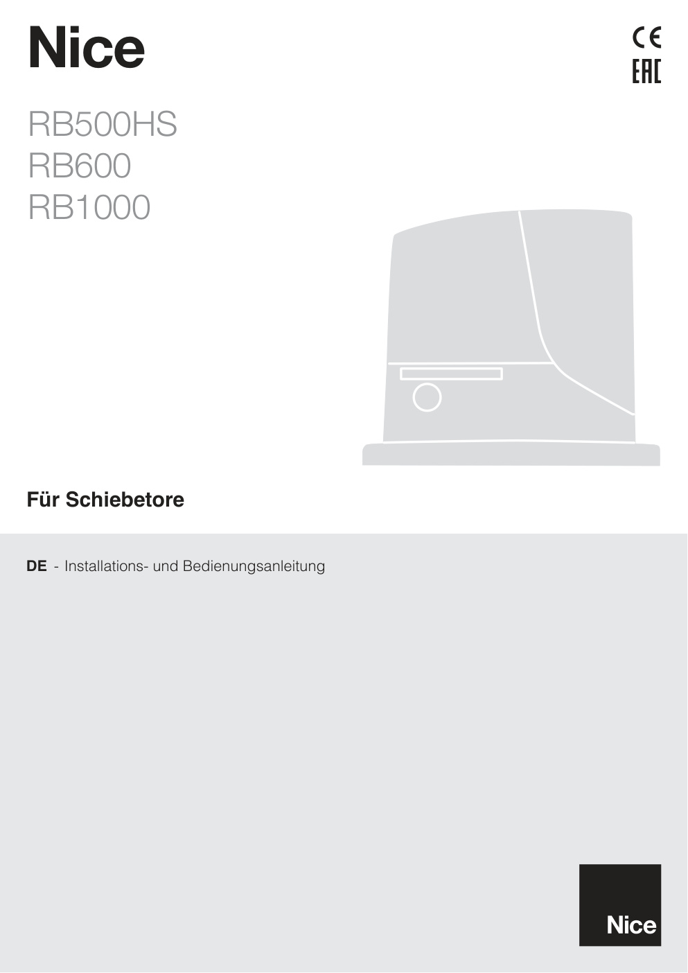 Première page de Fur Schiebetore