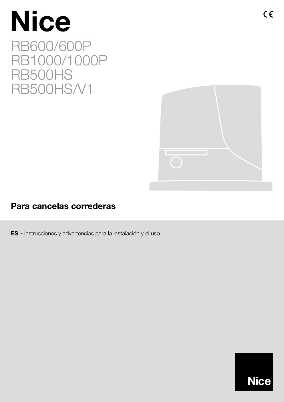 Première page de Para cancelas correderas