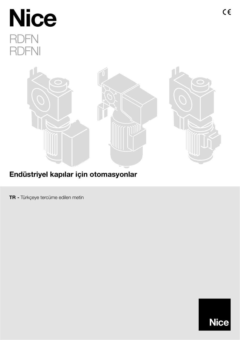 Première page de Endüstriyel kapilar için otomasyonlar