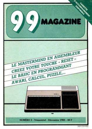 Première page de 99magazine numero03