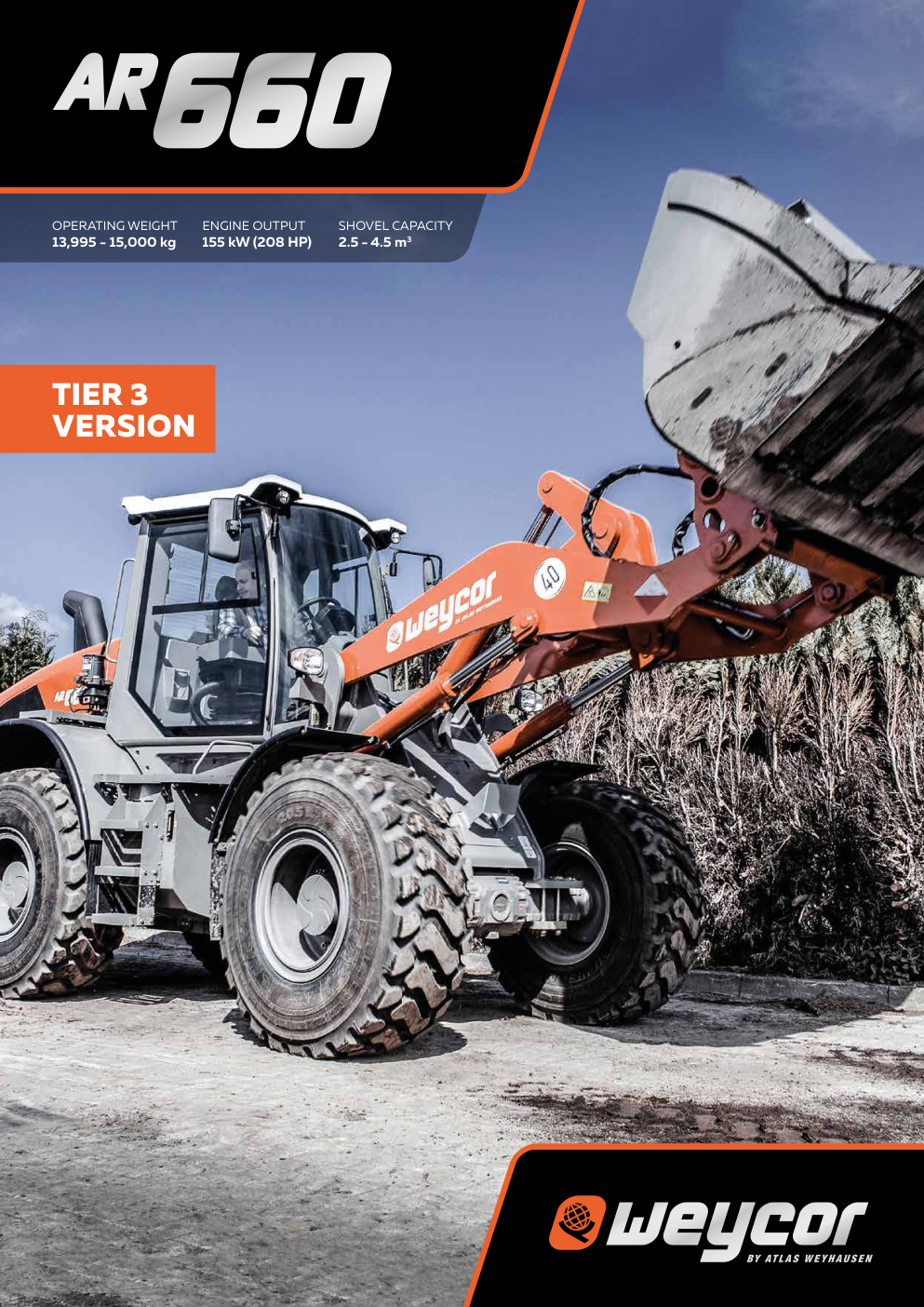 Première page de Atlas Weycor AR 660 TIER 3 VERSION Technical Specifications