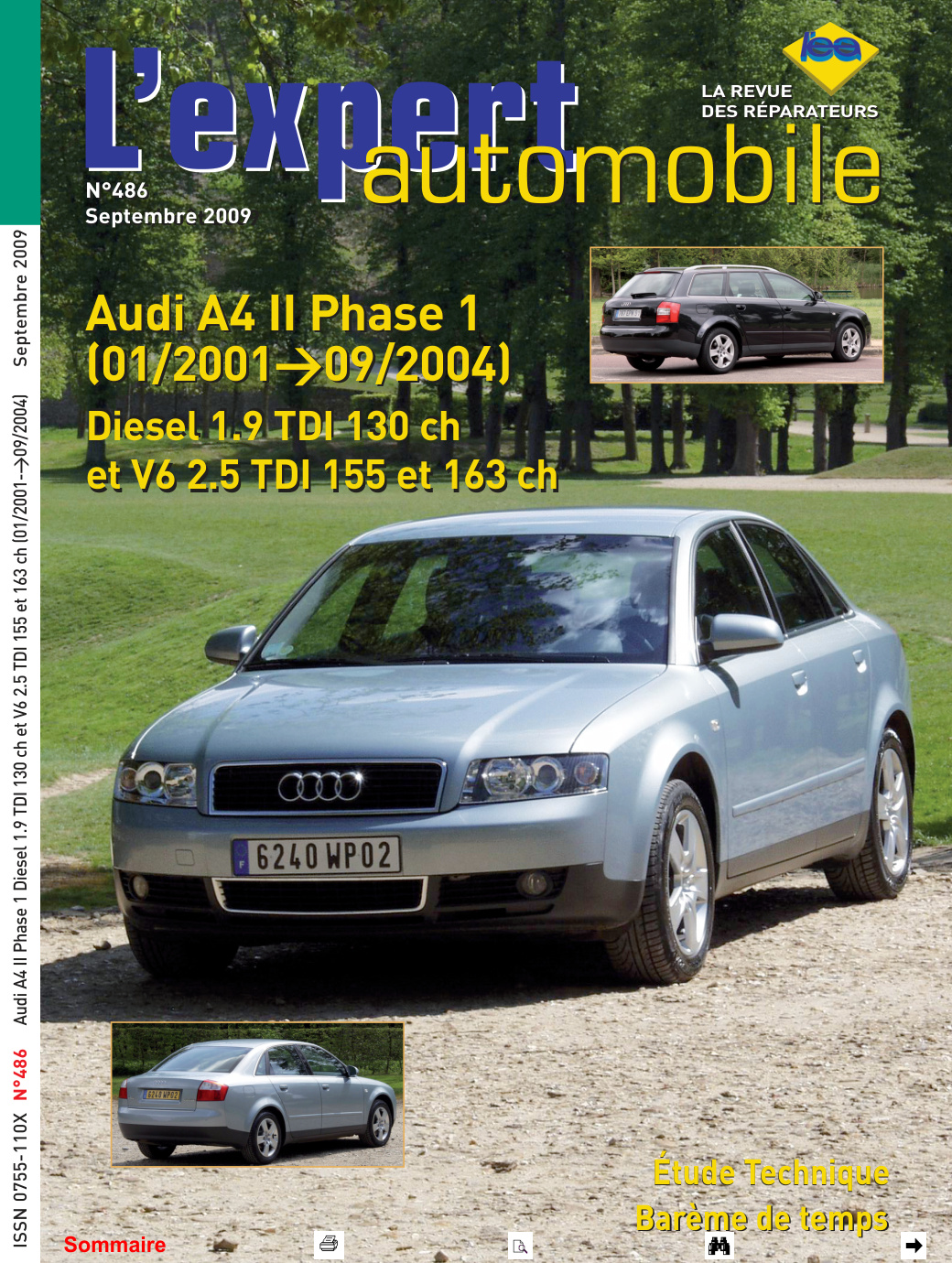 Première page de Audi A4 II ph1 01 04 00a