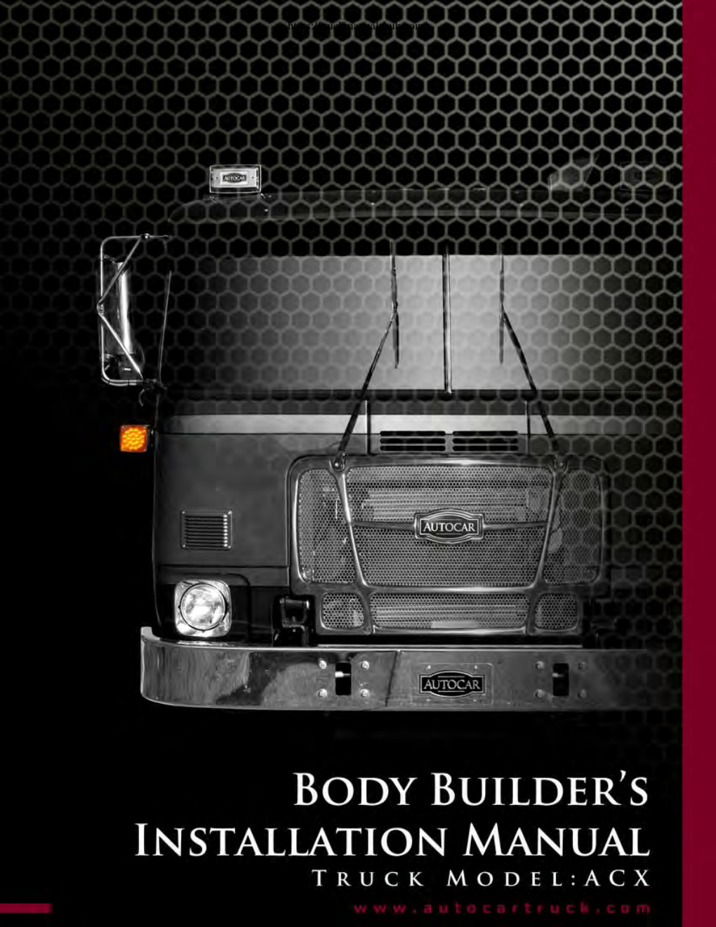 Première page de Autocar Body Builder s Installation Manual
