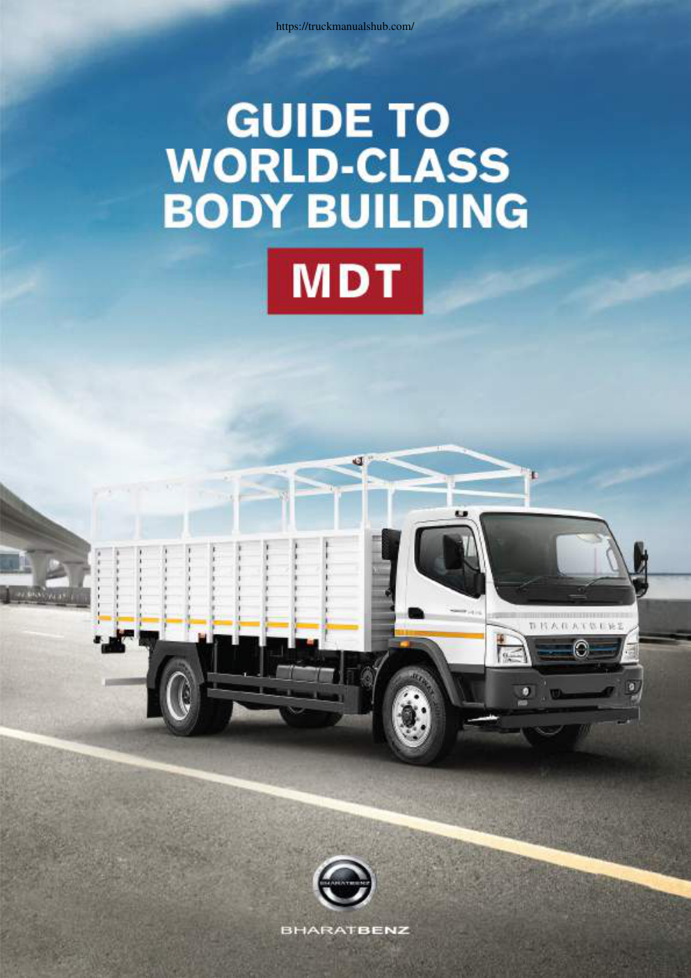 Première page de BharatBenz MDT Body Building Manual