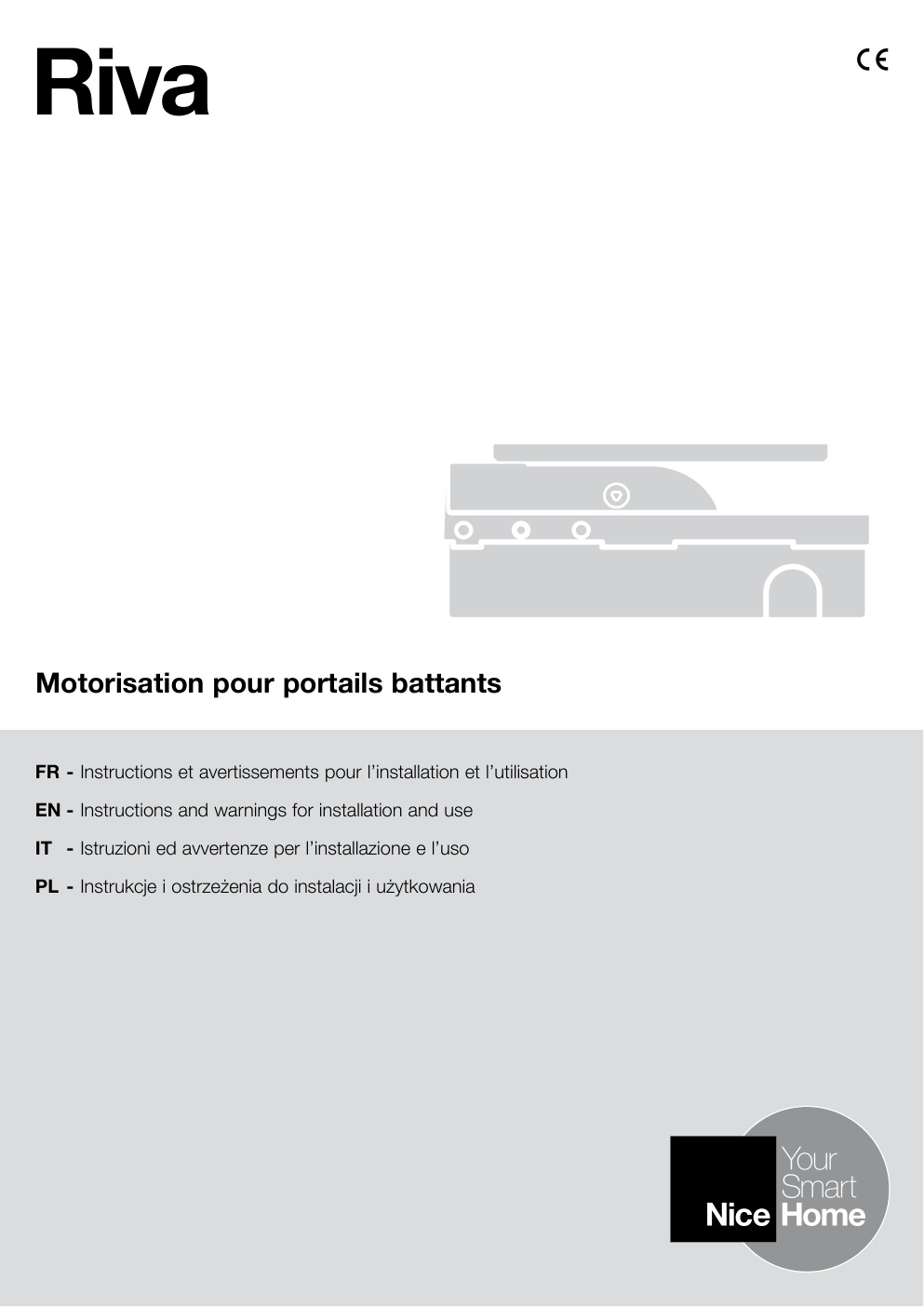 Première page de FR - Instructions et avertissements pour l’installation et l’utilisation