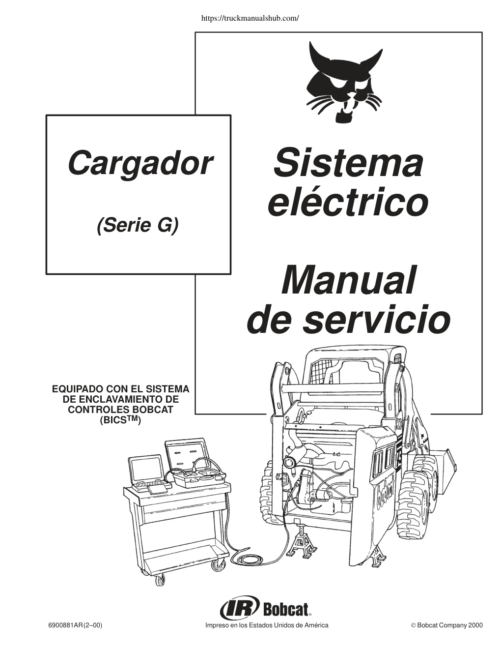 Première page de Bobcat Cargador Serie G Sistema eléctrico