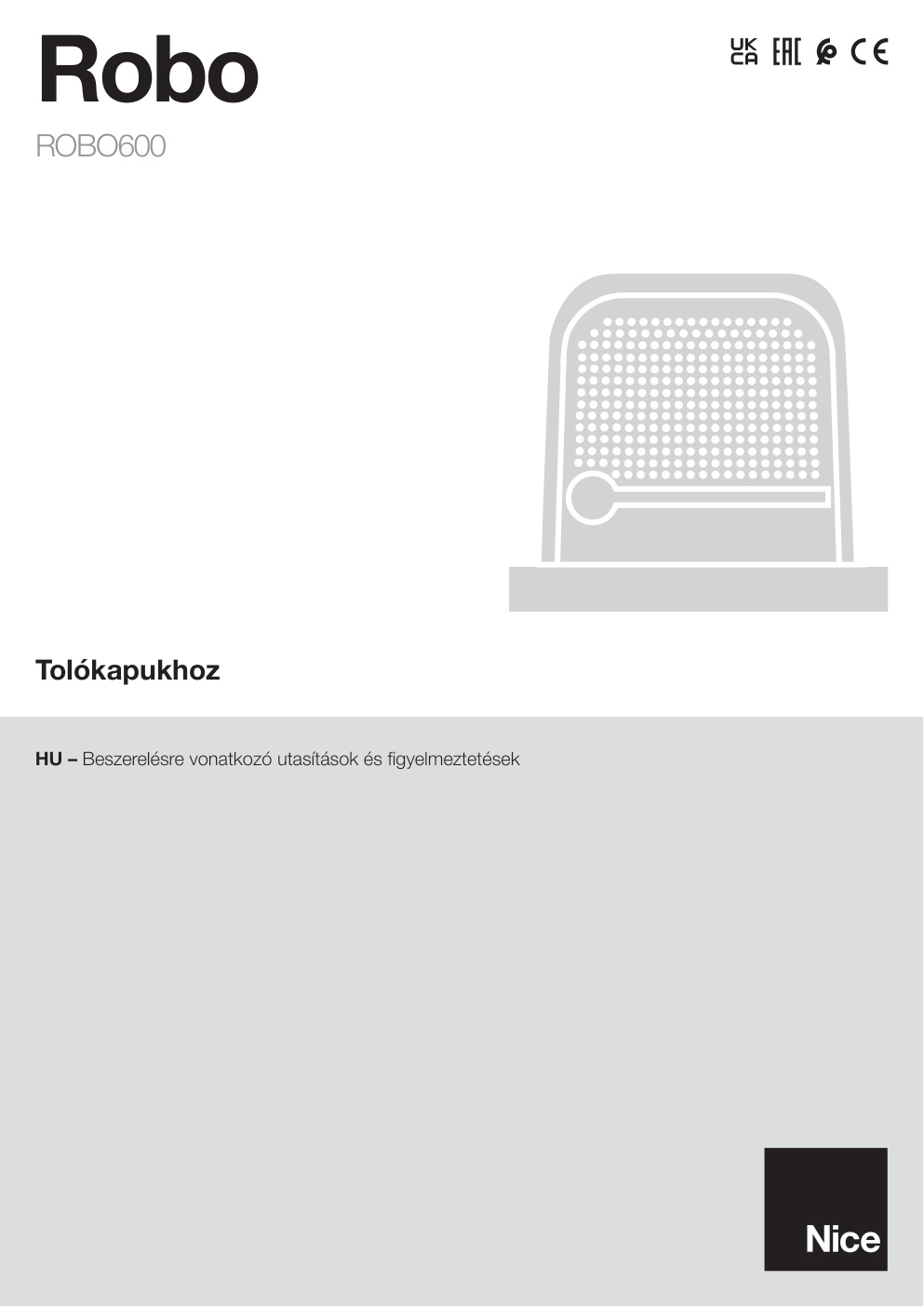 Première page de Robo ea Hl © CE