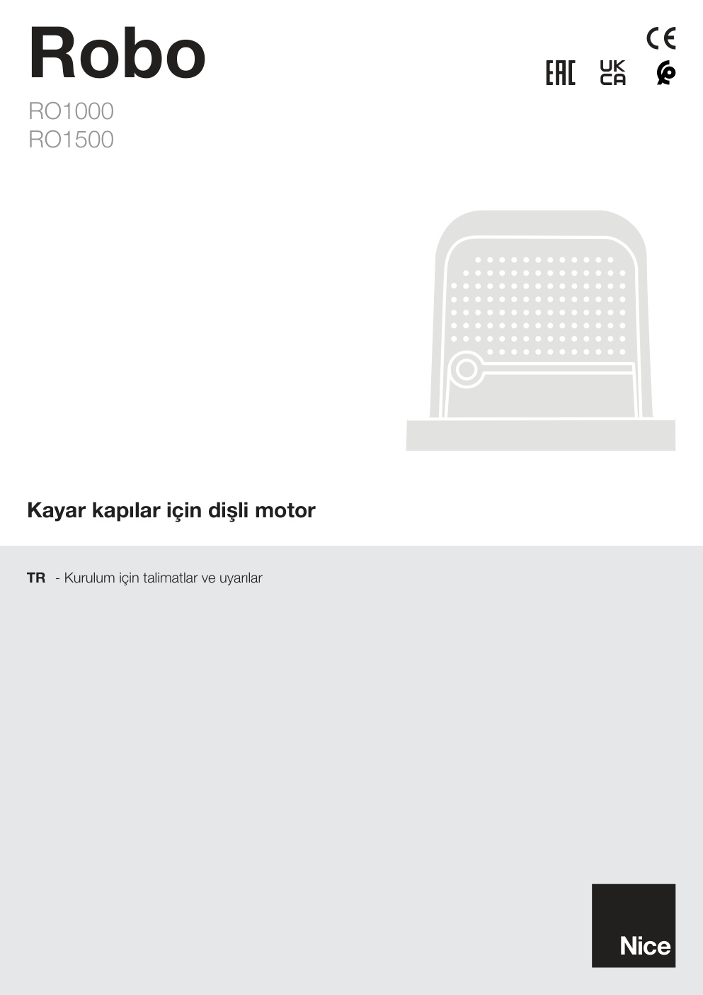 Première page de 1 GENEL GÜVENLİK UYARILARI VE ÖNLEMLERİ......... 3