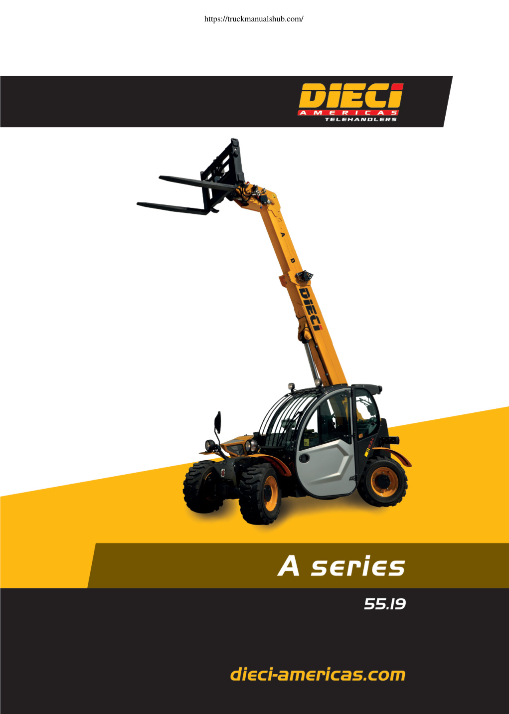 Première page de Dieci A series 55 19 Technical Specification
